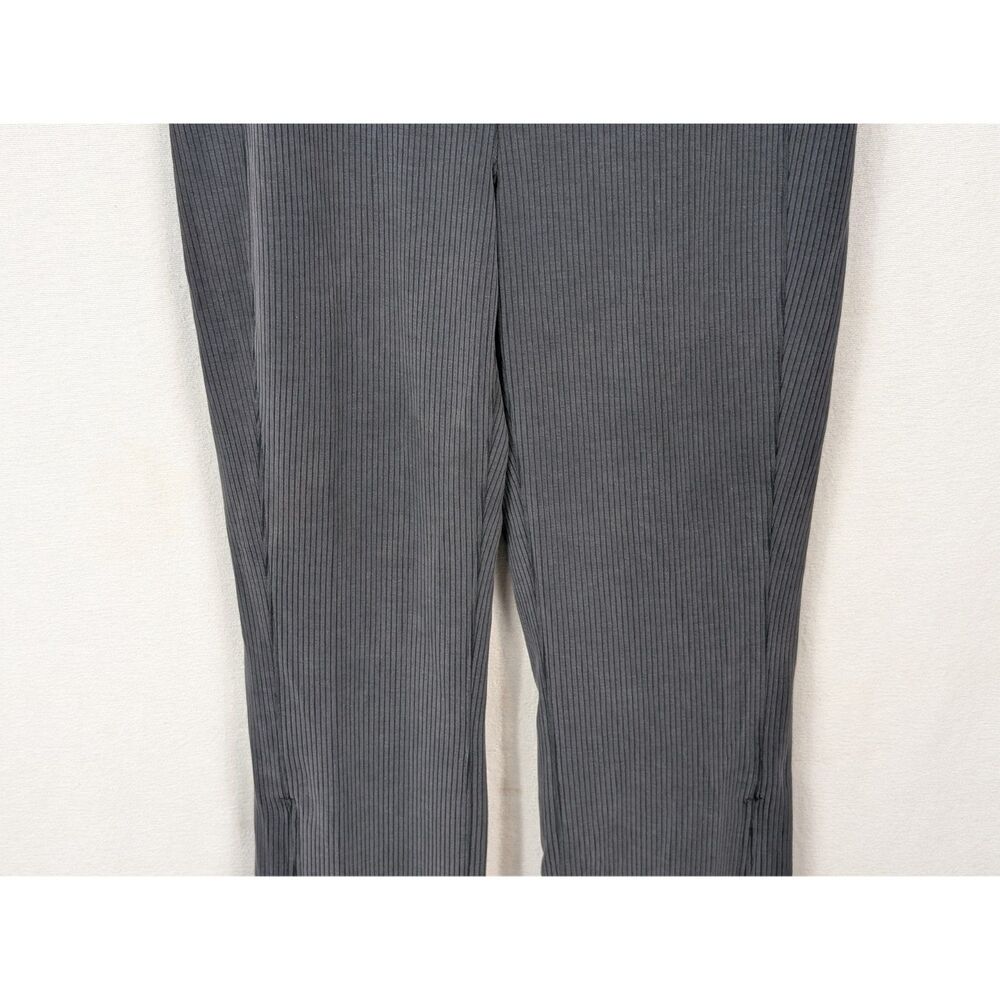 Lululemon Ribbed Softstreme Side Zip Pants Gray Women's Size 10 - Picture 3 of 13